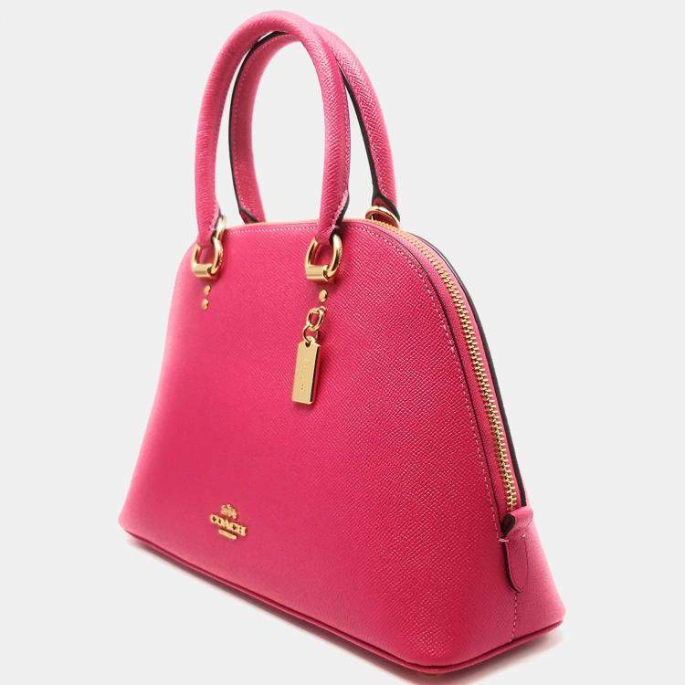 signature coach pink bag