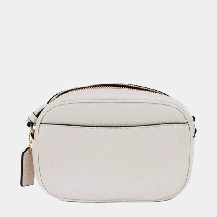 Pre Owned Coach Chalk Leather  Disney X Coach Mini Jamie Camera Bag