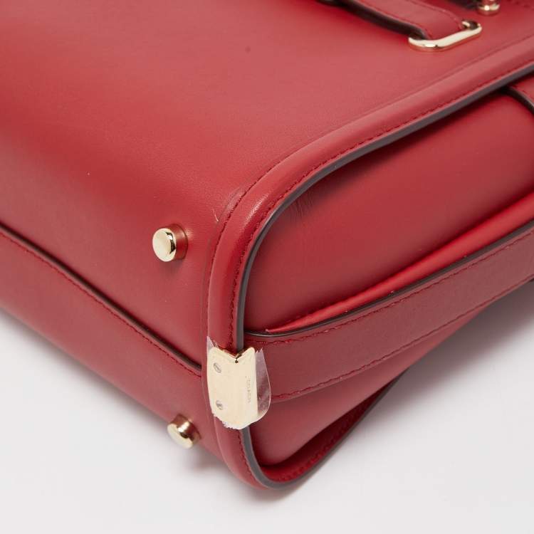 Pre Owned Coach Red Leather Swagger 20 Tote