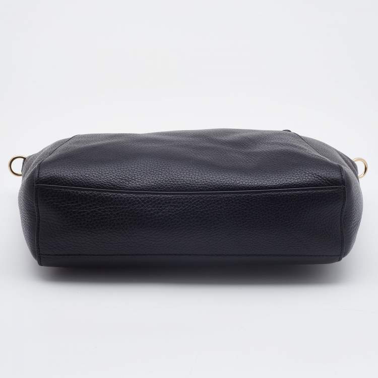 مملوكة مسبقًا Coach Black Leather Small Kelsey Satchel