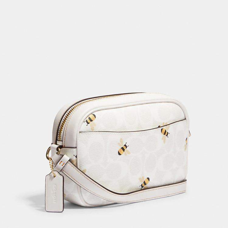 Leather tote Coach White in Leather - 34851297