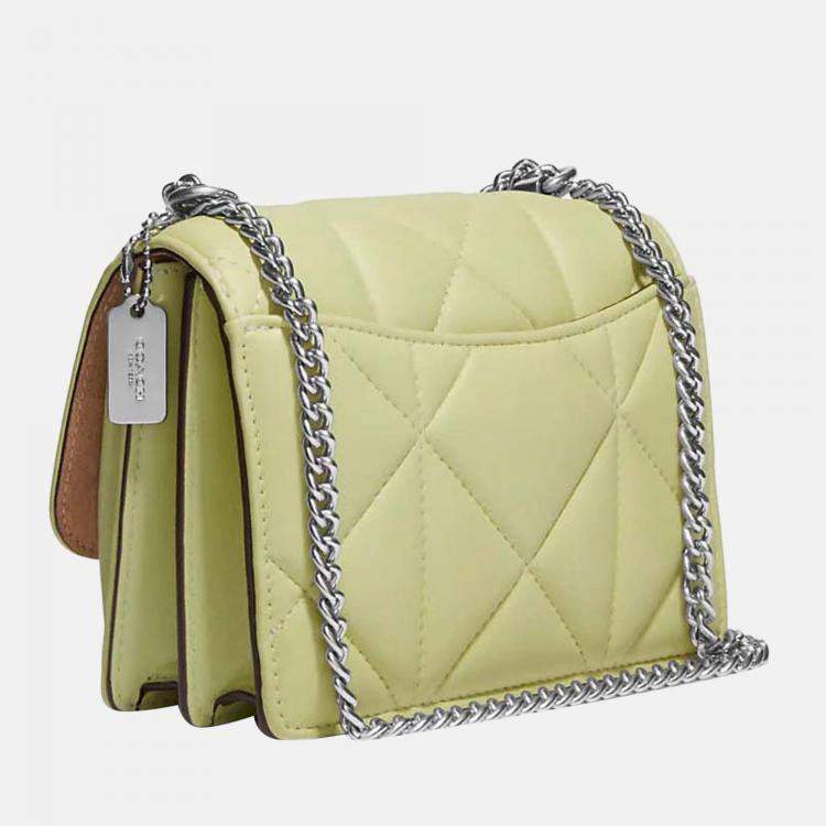 Coach Lemon Green - Leather- Mini Klare Crossbody Bag Coach