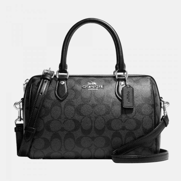 Coach signature best sale satchel bag