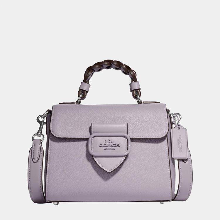 Coach Lavender Leather Top Handle Bag Coach | The Luxury Closet
