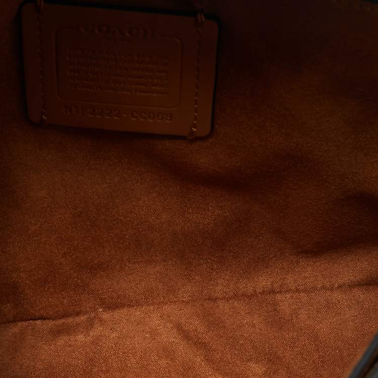 Pre Owned Coach Black Leather Grace Shoulder Bag