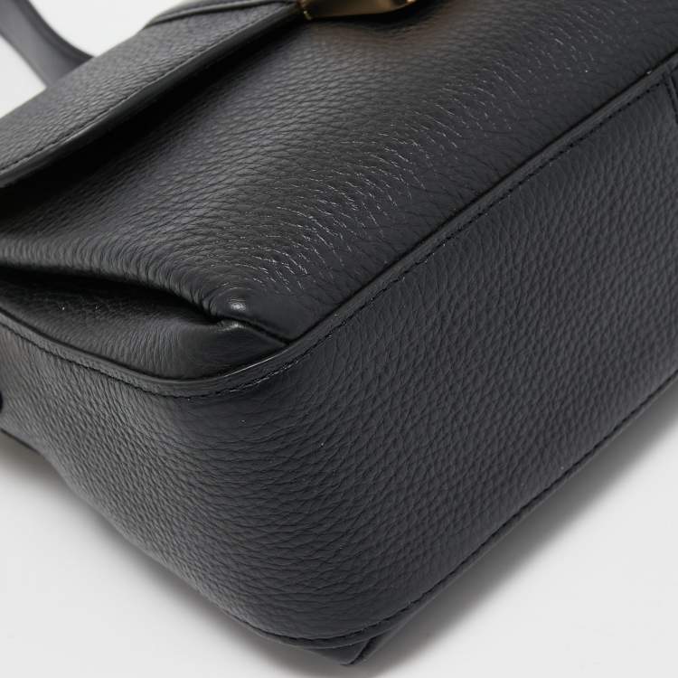 Pre Owned Coach Black Leather Grace Shoulder Bag