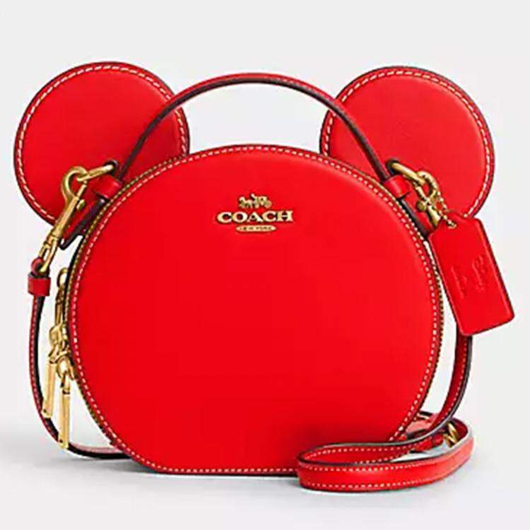 Pre-Owned Coach handbag shoulder bag 35983 red leather ladies COACH (Good)  - Walmart.com