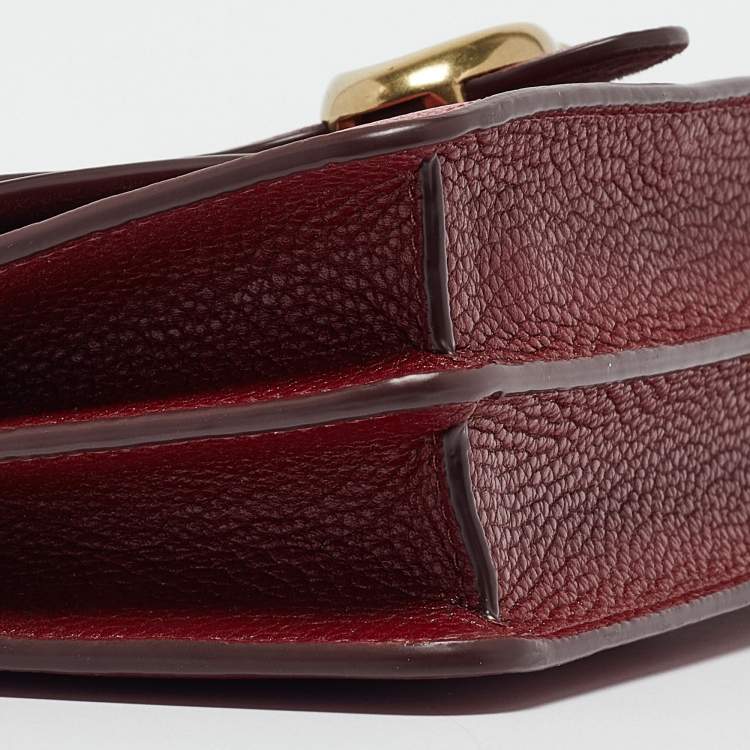 Pre Owned Coach Tricolor Leather Tabby Chain Clutch