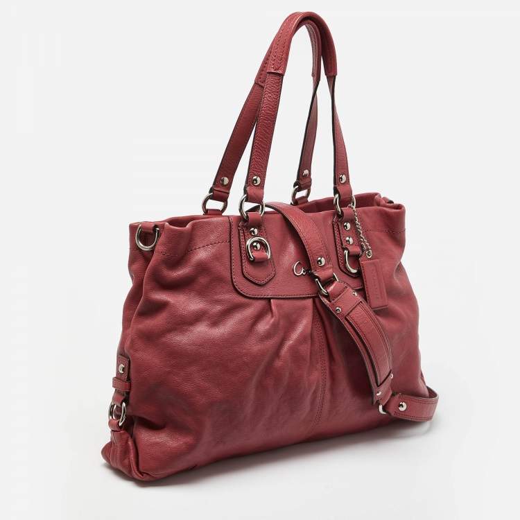 مملوكة مسبقًا Coach Pink Leather Ashley Tote