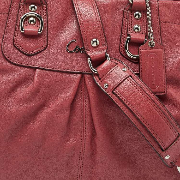 مملوكة مسبقًا Coach Pink Leather Ashley Tote