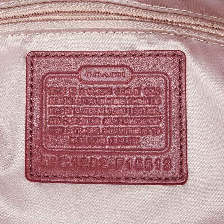 مملوكة مسبقًا Coach Pink Leather Ashley Tote