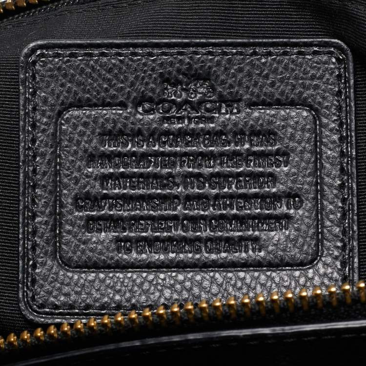 مملوكة مسبقًا Coach Black Leather Large Christie Carryall Satchel  