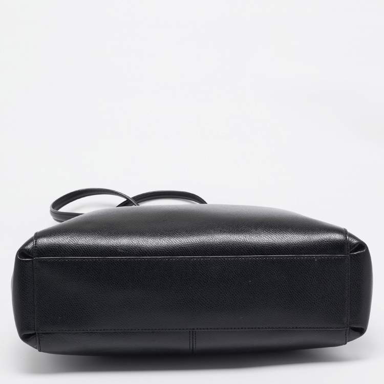 مملوكة مسبقًا Coach Black Leather Large Christie Carryall Satchel  