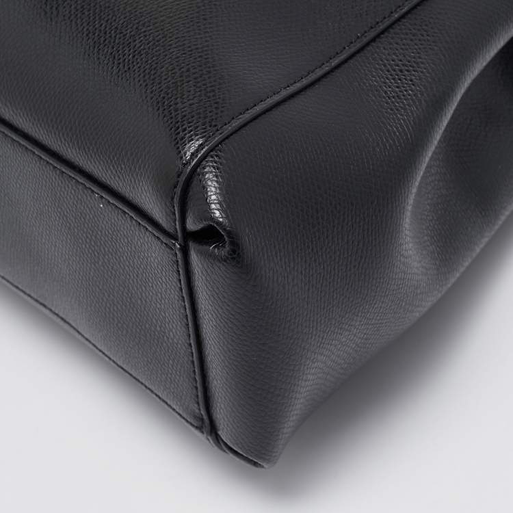 مملوكة مسبقًا Coach Black Leather Large Christie Carryall Satchel  