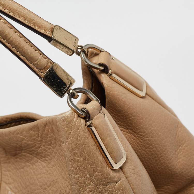 Pre Owned Coach Beige Leather Phoebe Madison Shoulder Bag