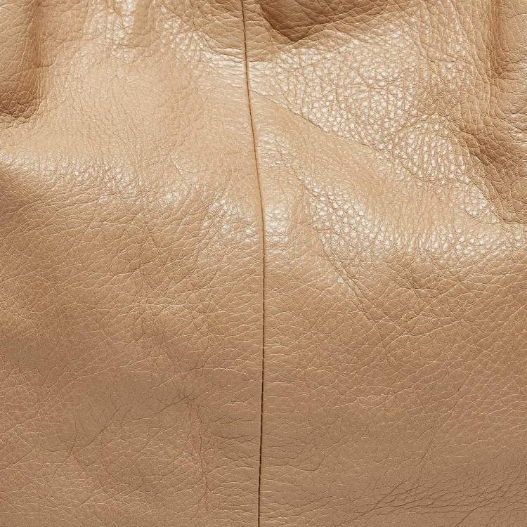 Pre Owned Coach Beige Leather Phoebe Madison Shoulder Bag