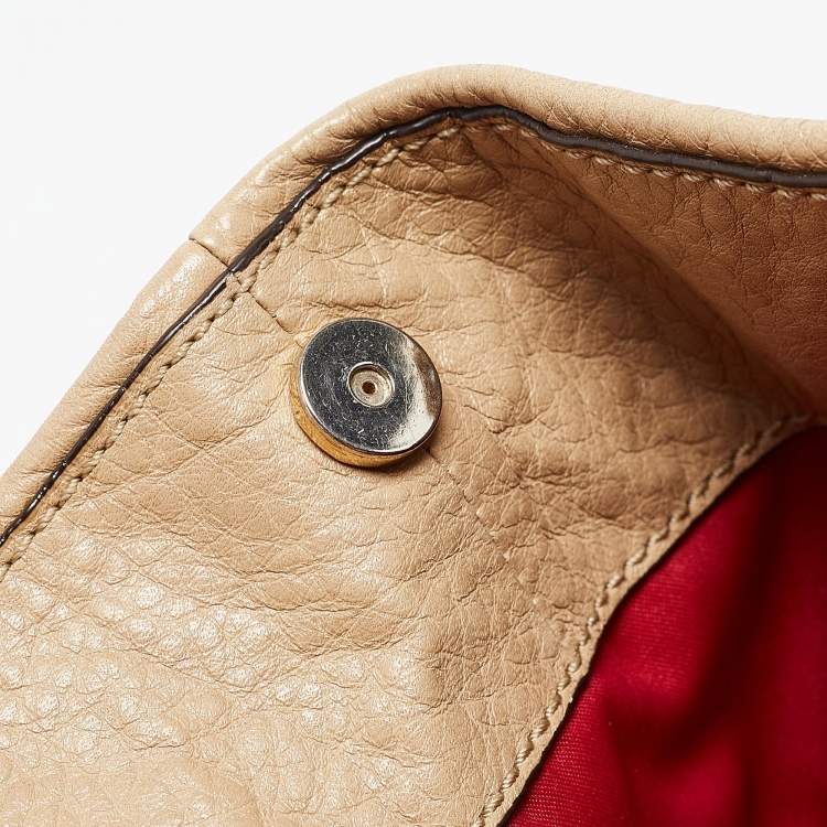 Pre Owned Coach Beige Leather Phoebe Madison Shoulder Bag