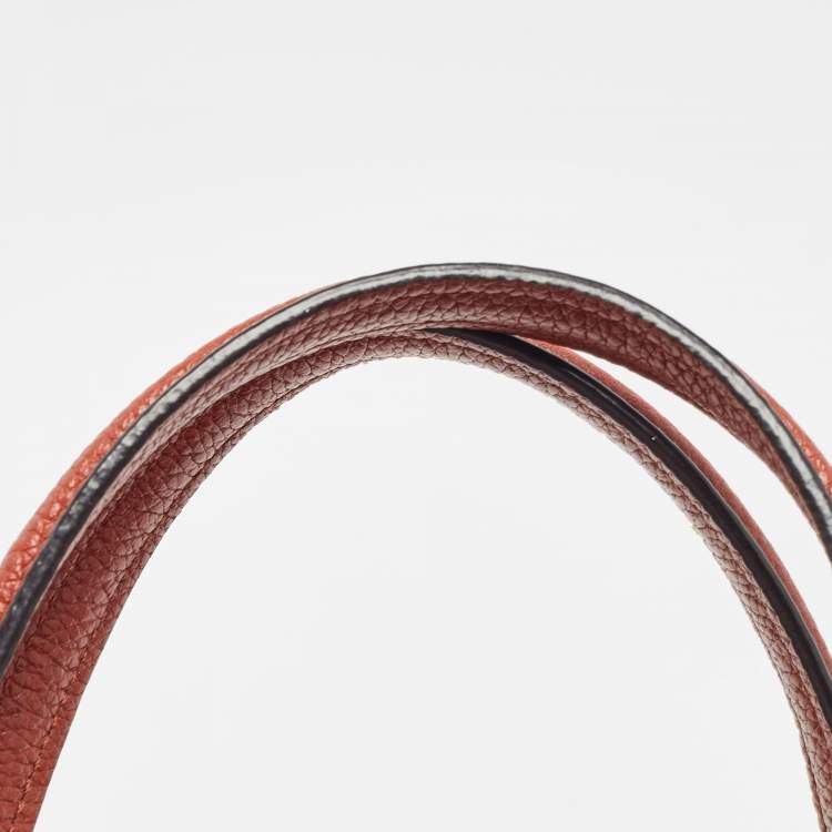Pre Owned Coach Brick Brown Leather Prairie Satchel