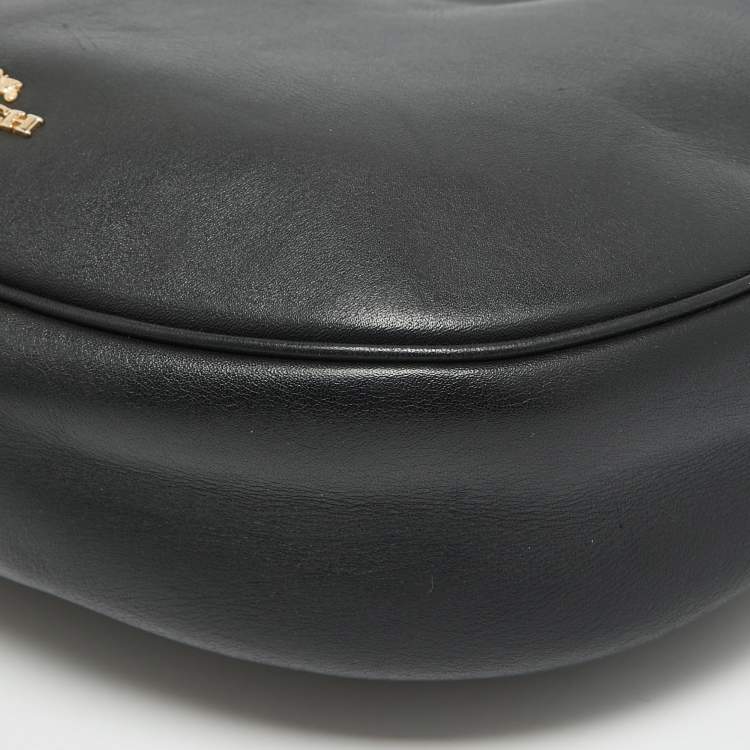 Pre Owned Coach Black Leather Nomad Hobo