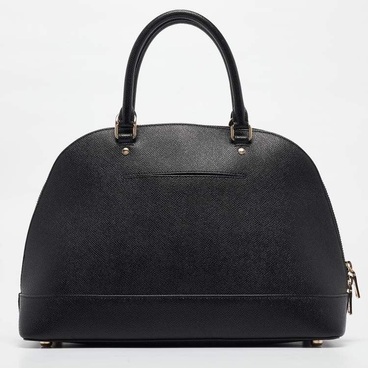 مملوكة مسبقًا Coach Black Leather Sierra Satchel