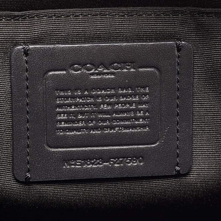 مملوكة مسبقًا Coach Black Leather Sierra Satchel