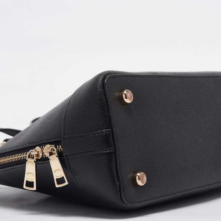 مملوكة مسبقًا Coach Black Leather Sierra Satchel