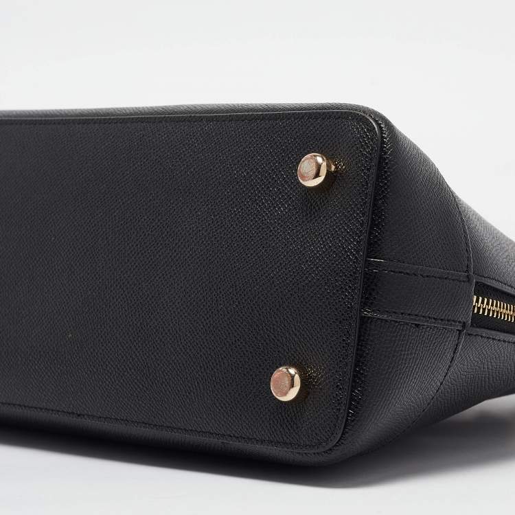 مملوكة مسبقًا Coach Black Leather Sierra Satchel