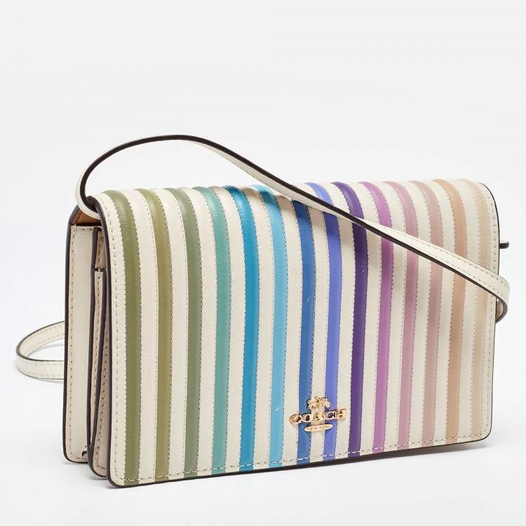 Pre Owned Coach Multicolor Leather Hayden Crossbody Bag