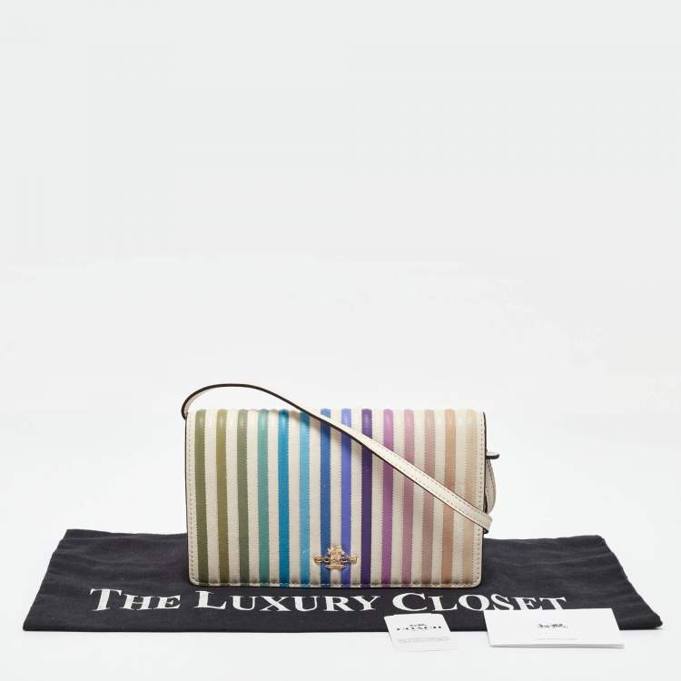 Pre Owned Coach Multicolor Leather Hayden Crossbody Bag