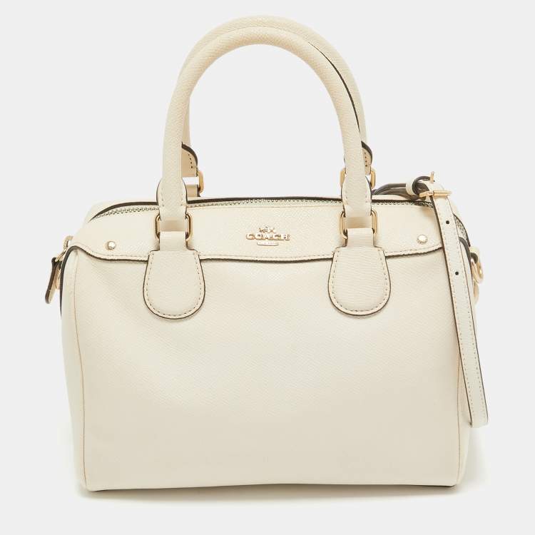 Coach MINI BENNETT SATCHEL outlet BAG - Khaki Vanilla