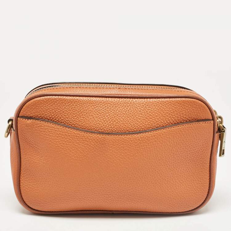 Pre Owned Coach Brick Brown Leather Willow Camera Bag
