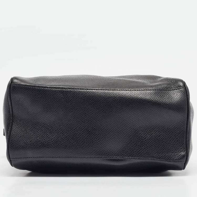Pre Owned Coach Black Leather Mini Bennett Satchel