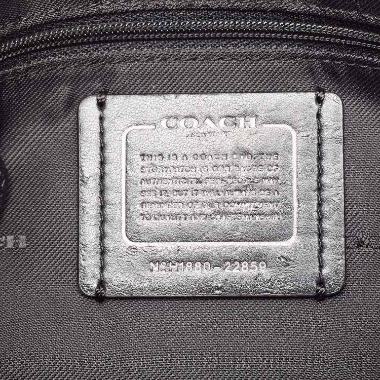 مملوكة مسبقًا Coach Metallic Leather Chelsea Hobo