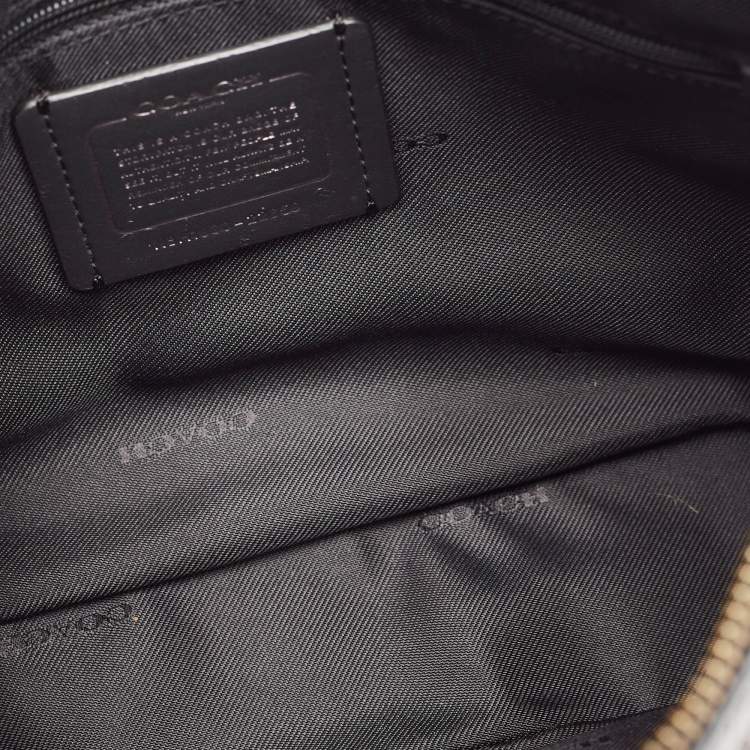 مملوكة مسبقًا Coach Metallic Leather Chelsea Hobo