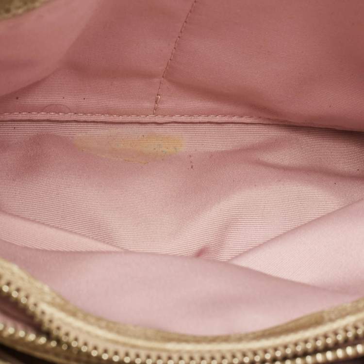 مملوكة مسبقًا Coach Pink/Beige Signature Coated Canvas Margot Carryall Satchel