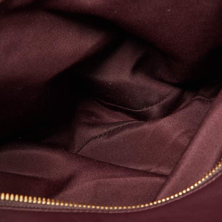 مملوكة مسبقًا Coach Burgundy Quilted Leather Phoebe Madison Shoulder Bag
