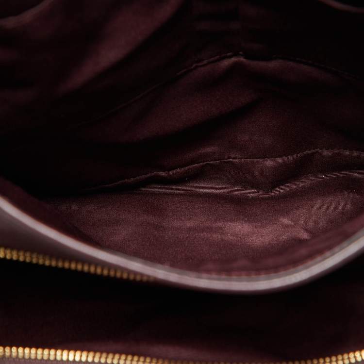 مملوكة مسبقًا Coach Burgundy Quilted Leather Phoebe Madison Shoulder Bag