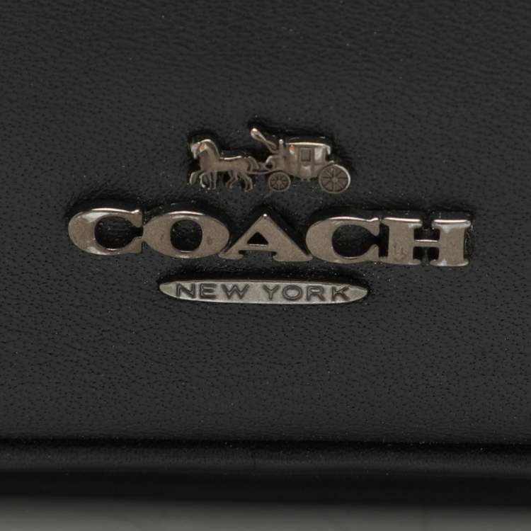 Pre Owned Coach Multicolor Leather Sadie Flower Applique Crossbody Bag