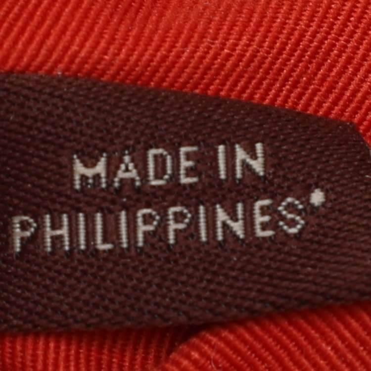 Pre Owned Coach Red Printed Leather Bennett Satchel