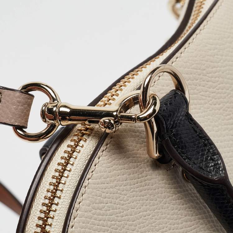 مملوكة مسبقًا Coach Tricolor Leather Sierra Satchel