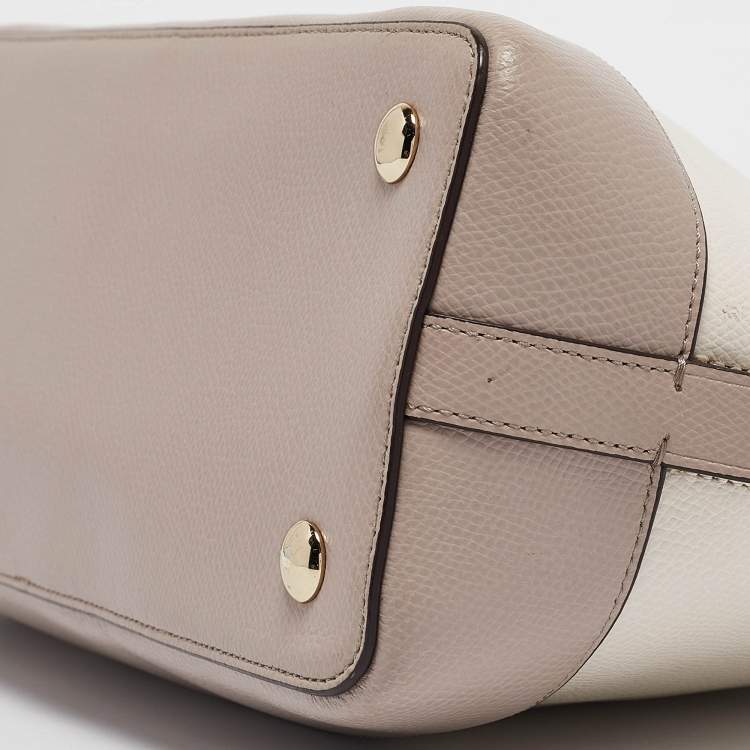 مملوكة مسبقًا Coach Tricolor Leather Sierra Satchel