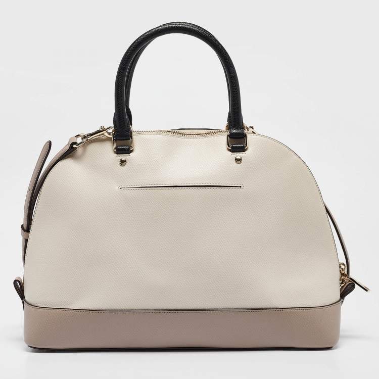 مملوكة مسبقًا Coach Tricolor Leather Sierra Satchel