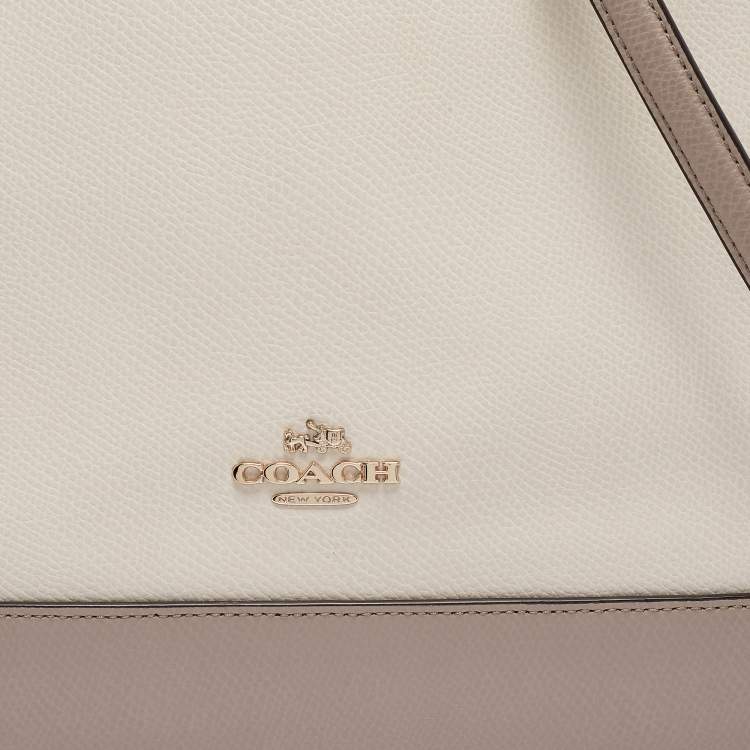 مملوكة مسبقًا Coach Tricolor Leather Sierra Satchel