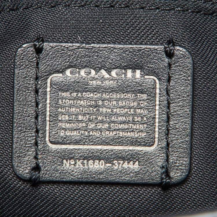 Pre Owned Coach Metallic Grey Leather Swagger 20 Crossbody Bag