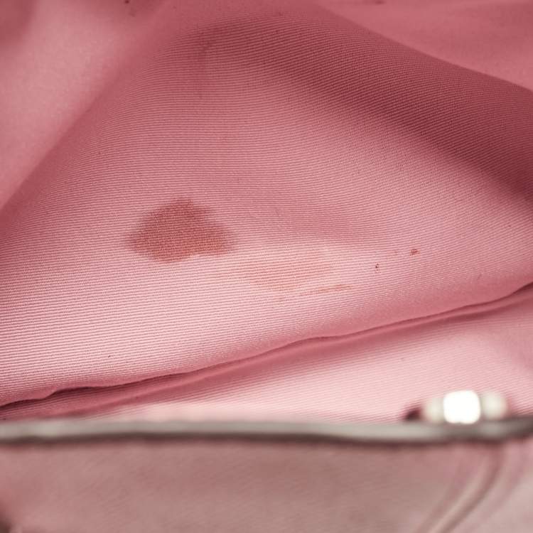 Pre Owned Coach Pink Leather Minetta Tote