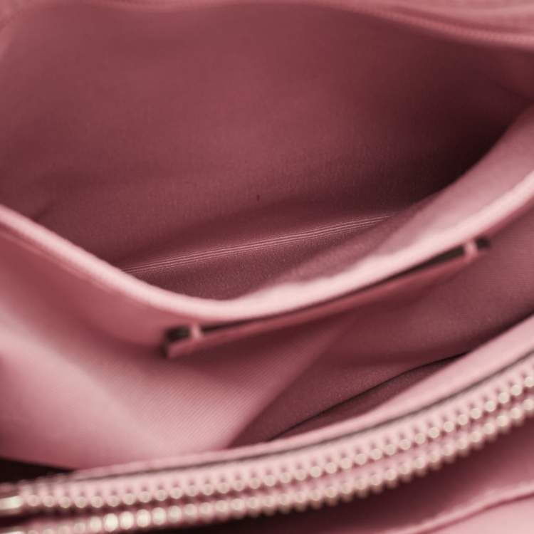 Pre Owned Coach Pink Leather Minetta Tote