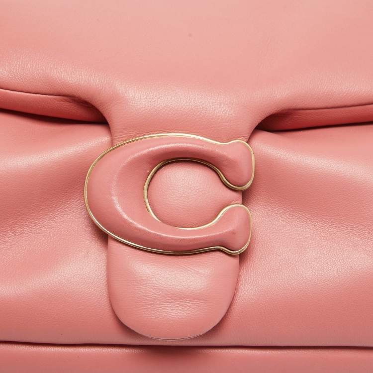مملوكة مسبقًا Coach Dark Pink Leather Tabby Pillow 26 Shoulder Bag