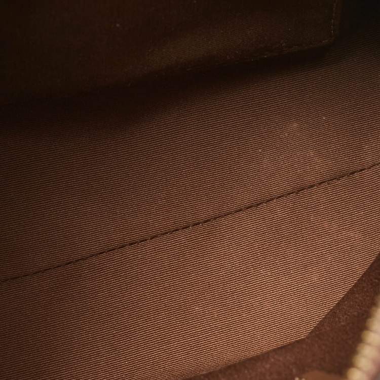Pre Owned Coach Beige/Brown Signature Coated Canvas and Leather Mini Bennett Satchel