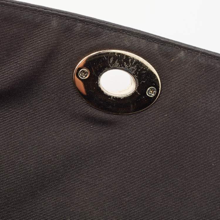 Pre Owned Coach Black Leather Crosstown Turnlock Crossbody Bag