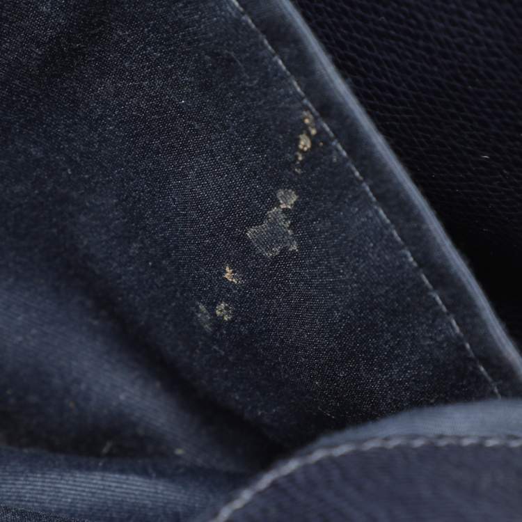 Pre Owned Coach Navy Blue Leather Margot Satchel